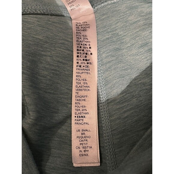 Women Green Leggings Small High Waist - Picture 9 of 11